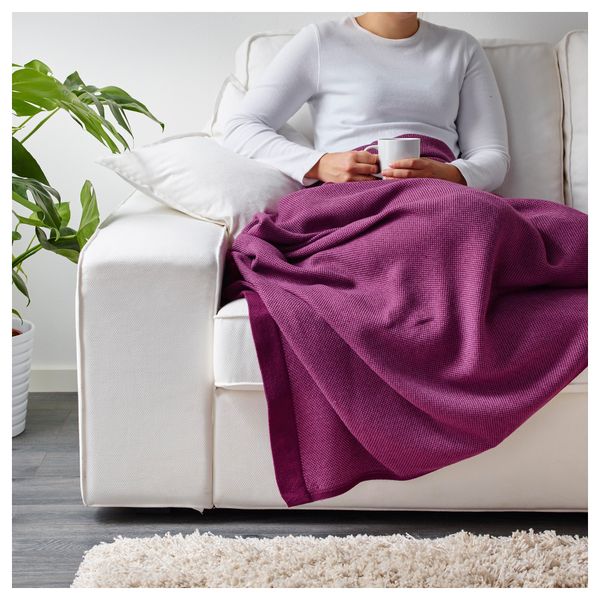 Плед ХЕНРИКА, сиреневый (120x180 см) - фото 4