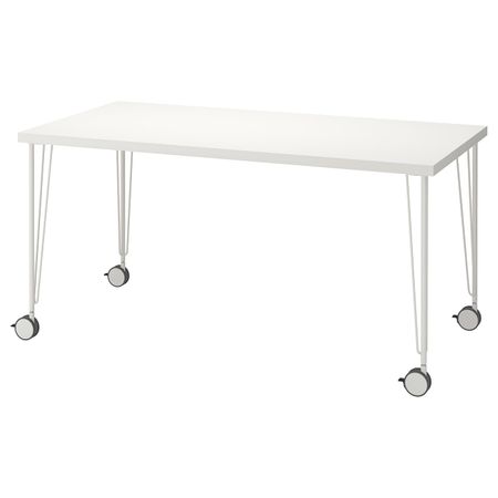 Стол, белый 150x75 см IKEA LINNMON ЛИННМОН / KRILLE КРИЛЛЕ 892.793.29