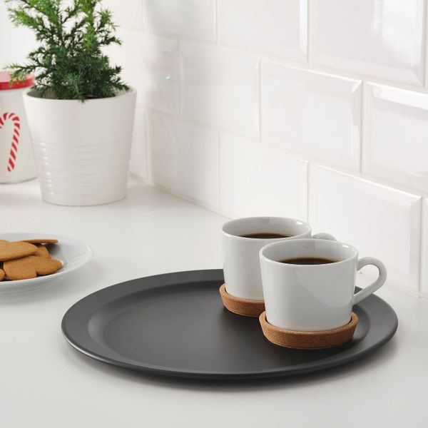 Поднос, черный, 31 см IKEA ВИНТЕРФЕСТ 804.327.74 - фото 2