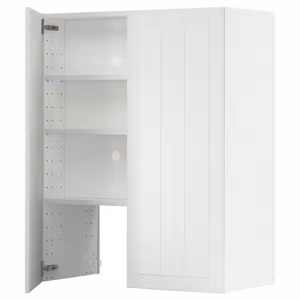 METOD Навесной шкаф д/вытяжки/полка/дверь - белый/Stensund белый 80x100 см - фото 1