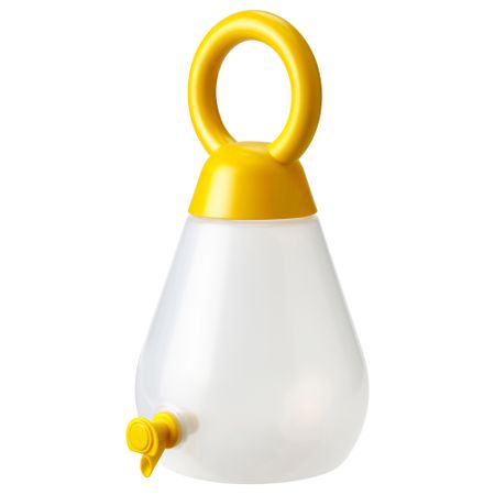 Кувшин с краном, прозрачный ярко-желтый, 4 л IKEA PILLERSTA ЛЕРСТАRR 006.023.79
