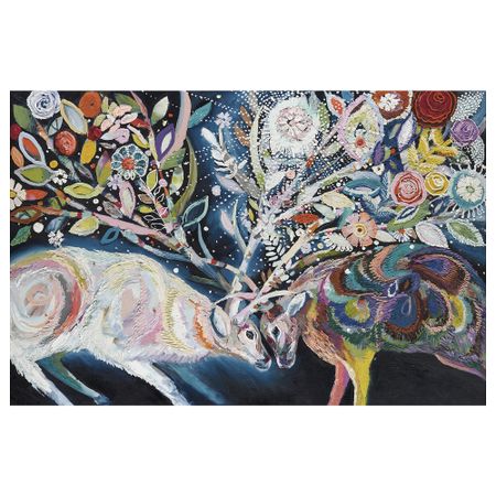 Холст, 118x78 см, Столкновение IKEA BJÖRKSTA 105.277.23