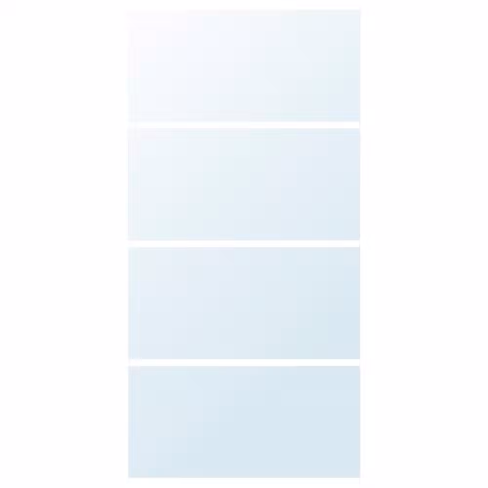 AULI 4 панели д/рамы раздвижной дверцы - зеркальное стекло 100x201 см - фото 1