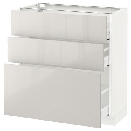 METOD / MAXIMERA Напольный шкаф с 3 ящиками