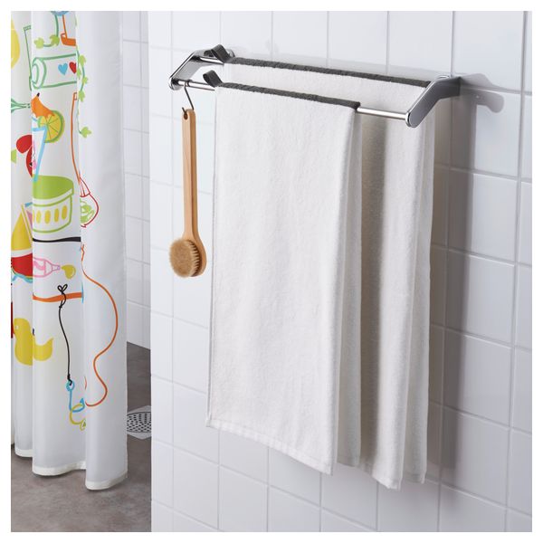 Простыня банная ФЭРГЛАВ, белый, темно-серый (100x150 см) - фото 3