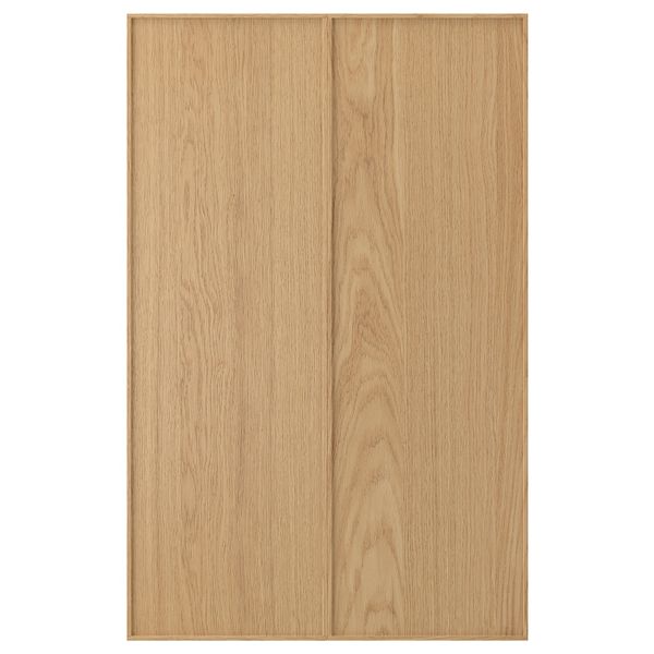 Дверца для напольного углового шкафа, 2шт, дуб 25x80 см IKEA EKESTAD ЭКЕСТАД 103.671.02 - фото 1