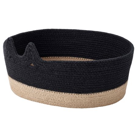 Корзина, черный, неокрашенный, 38x30x18 см IKEA MÄVINN 205.750.54