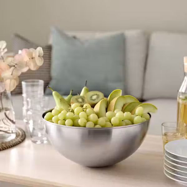 BLANDA BLANK Миска сервировочная - нержавеющ сталь 28 см - схема-чертеж с размерами