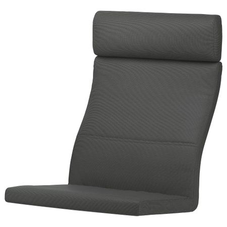 Подушка-сиденье на кресло ПОЭНГ, Финнста серый