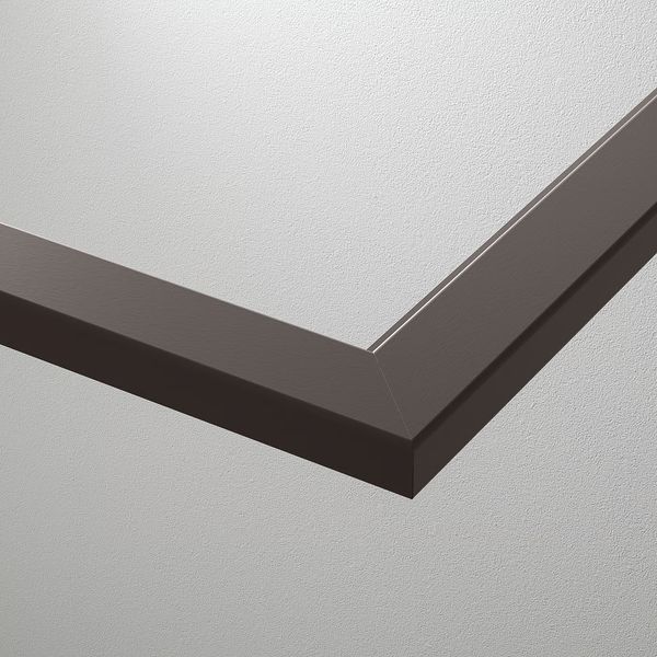 KOMPLEMENT Полка стеклянная - темно-серый 50x58 см - схема-чертеж с размерами