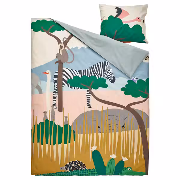 SANDLÖPARE Пододеяльник и наволочка - фото 2