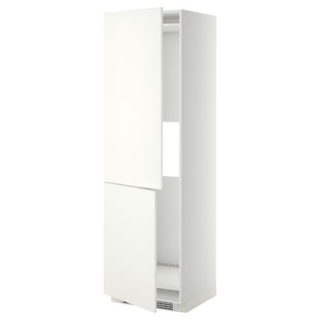 Высокий шкаф для холодильника или морозильник МЕТОД, белый, Хэггеби белый