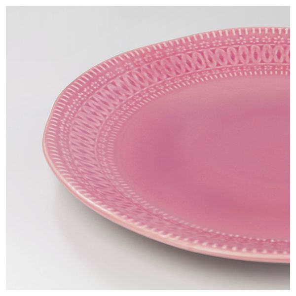 Тарелка СОММАР 2017, розовый (29 см) - схема-чертеж с размерами