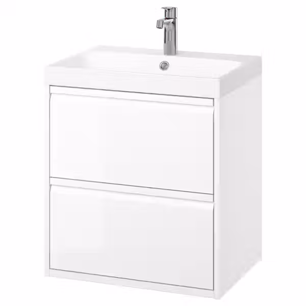 ÄNGSJÖN ЭНГШЁН / BACKSJÖN БАККШЁН Шкаф с ящиками/раковина/смеситель - фото 1