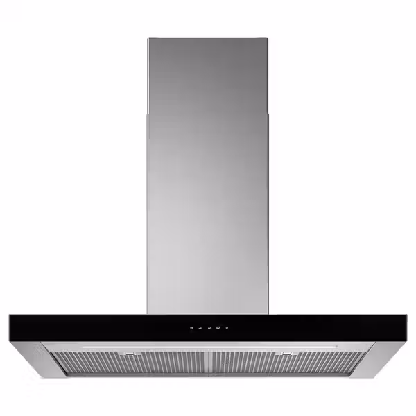 KULINARISK Вытяжка кухонная стен креп (колпак) - нержавеющая сталь/стекло 90 см - фото 1