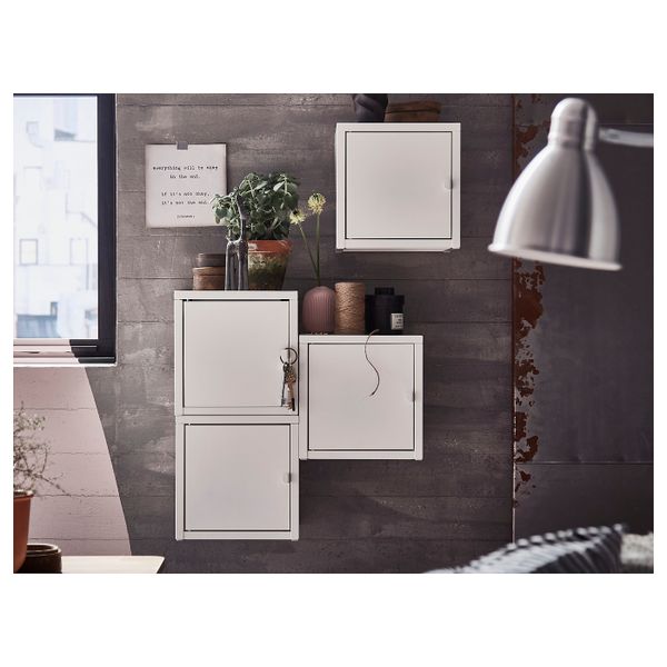 Шкаф, металлический/белый 25x25 см IKEA LIXHULT ЛИКСГУЛЬТ 903.850.98 - фото 3