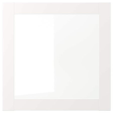 Стеклянная дверь, белый 60x60 см IKEA VÄRD ВЭРД 903.837.92