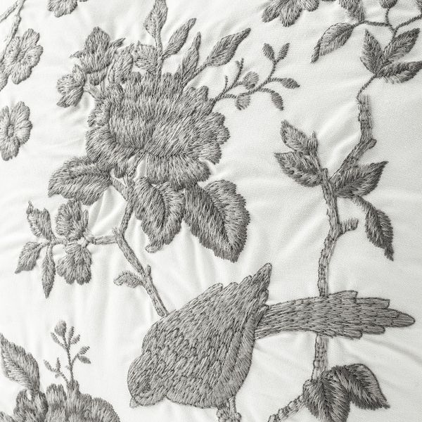 Подушка, белый, светло-серый 50x50 см IKEA PRAKTBRÄCKA ПРАКТБРЭККА 604.556.10 - фото 5