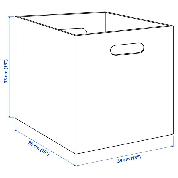 Коробка, серый, 33x38x33 см IKEA BLÄDDRARE БЛЭДДРАРЕ 203.419.65 - фото 6