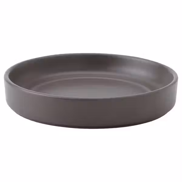 ÄROFULL ЭРОФУЛЛ Тарелка для свечи - темно-серый 15 см - фото 1