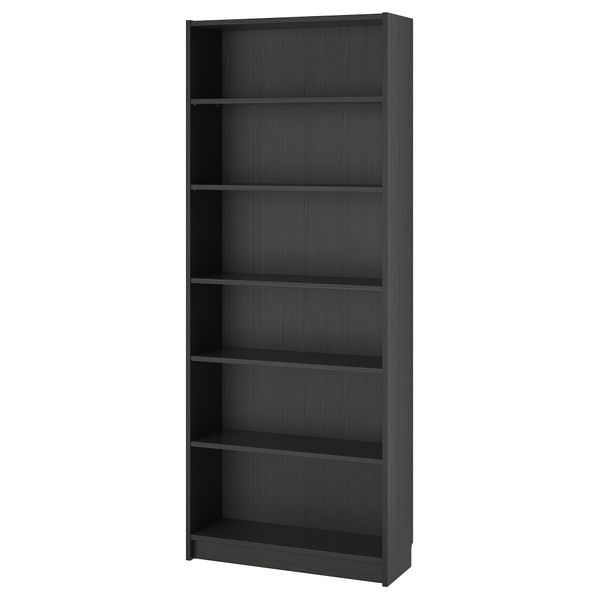Стеллаж, 80x28x202 см, черно-коричневый IKEA BILLY БИЛЛИ 402.638.48 - фото 2