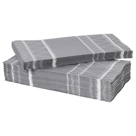 Салфетка бумажная ВИНТЕР 2017, серый, белый (38x38 см)