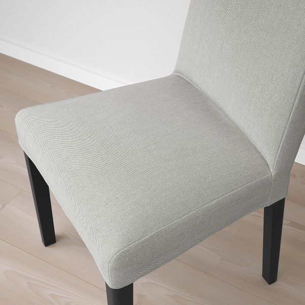 Стул, черный/Оррста светло-серый IKEA BERGMUND БЕРГМУНД 993.859.80 - схема-чертеж с размерами
