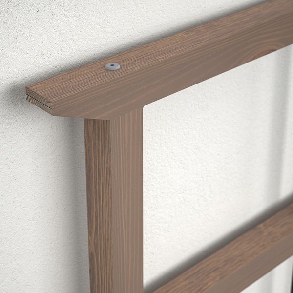 Каркас кровати, серо-коричневый 140x200 см IKEA RYKENE РИКЕНЕ 901.900.53 - фото 3