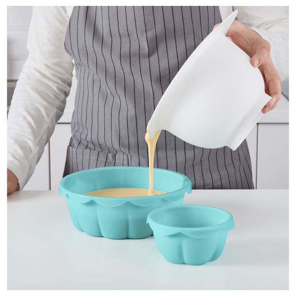 Форма для выпечки, 2 предмета СОККЕРТАКА, голубой - фото 3