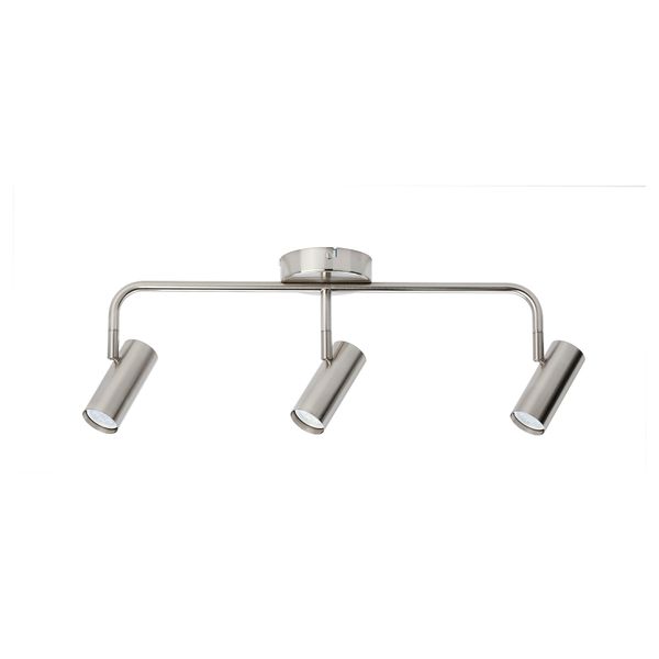 Потолочная шина, 3 лампы, никелированный IKEA VIRRMO ВИРРМО 104.690.92 - фото 1