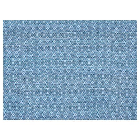 Салфетка под приборы, синий/с рисунком 45x33 см IKEA GALLRA ГАЛЛЬРА 203.927.28