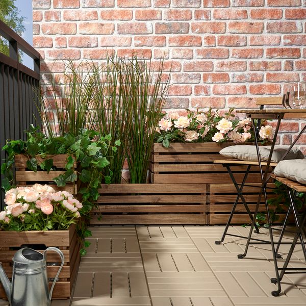 Ящик для цветов, 75x27 см, для сада акация IKEA STJÄRNANIS СТЭРНАНИС 705.607.19 - фото 3