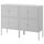 Комбинация шкафов, серый 120x35x92 см IKEA LIXHULT ЛИКСГУЛЬТ 892.791.88