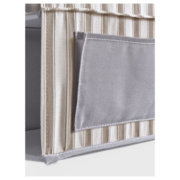 Подвесной модуль, 7 отделений СВИРА, серый, белый полоска (30x30x95 см) - фото 2