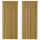 MAJGULL Затемняющие гардины, 2 шт. - бежево-желтый/с лентой 145x300 см