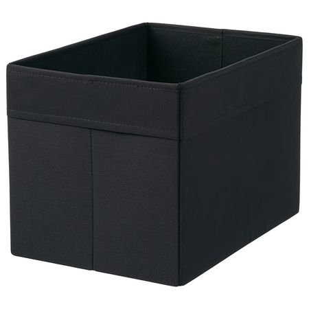DRÖNA Коробка - чёрный 25x35x25 см