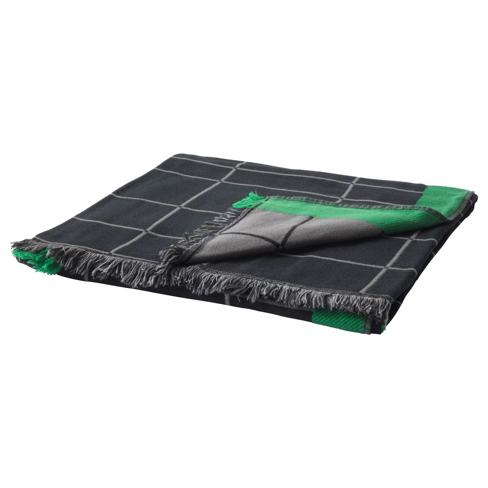 Плед АНВЭНДБАР, черный (130x170 см) - фото 1