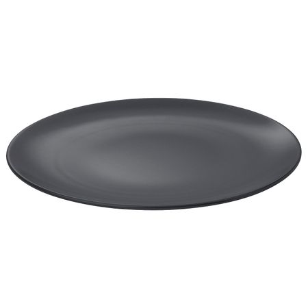 Тарелка, темно-серый 26 см IKEA DINERA ДИНЕРА 104.239.85