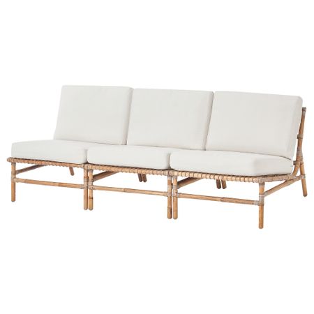 3-местный модульный диван, садовый, бежевый IKEA TVARÖ, FRÖSÖN ФРЁСЁН 394.892.16