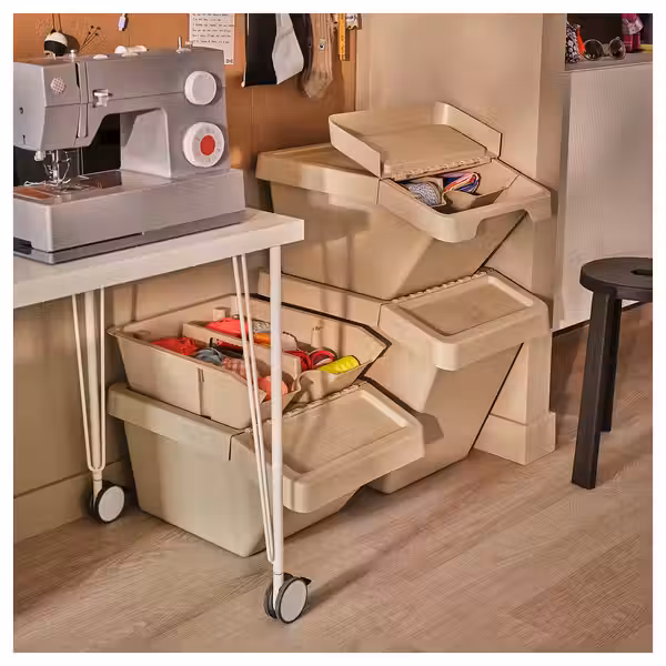 SORTERA Вставка с отделениями - бежевый 38x45x14 см - фото 6