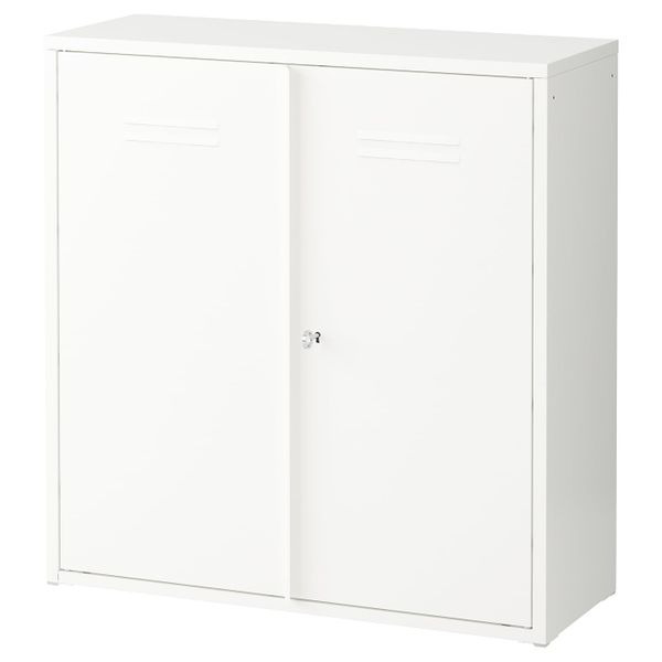 Шкаф с дверями, белый 80x83 см IKEA ИВАР 603.855.04 - фото 1