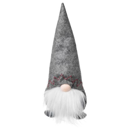 Украшение ВИНТЕР 2017, Санта Клаус, серый (32 см)