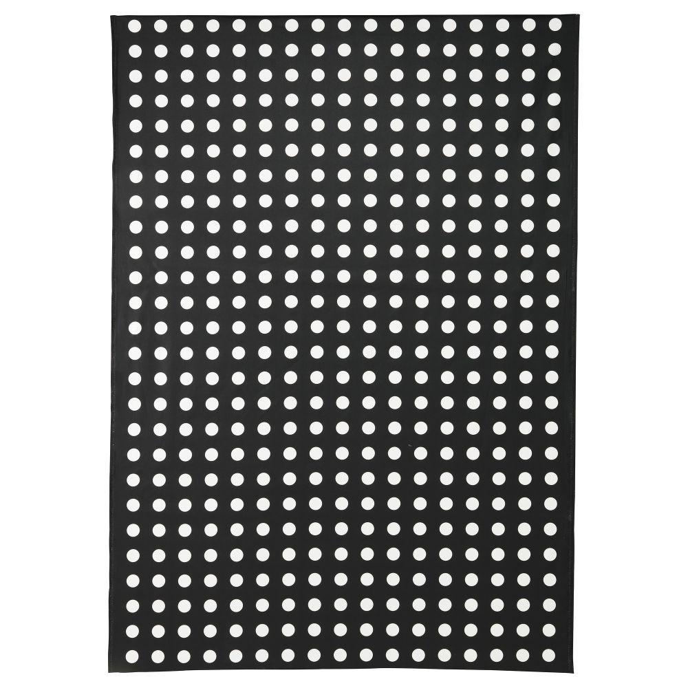 Ткань с пластиковым покрытием ЛИАЛОТТА, черный/белый (145 см) - фото 1