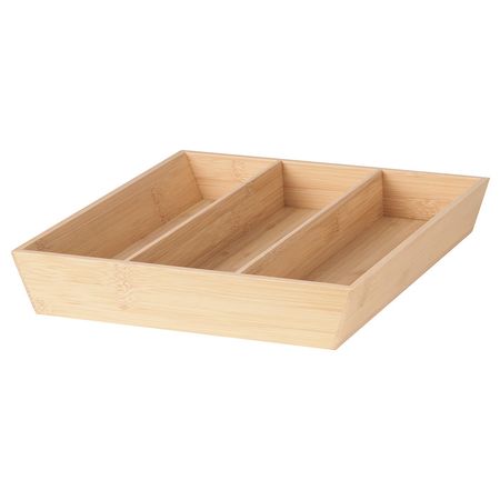 UPPDATERA Лоток для столовых приборов - бамбук 32x31 см