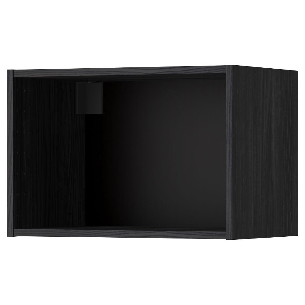 Каркас навесного шкафа, под дерево черный, 60x37x40 см IKEA METOD МЕТОД 702.055.50 - фото 1
