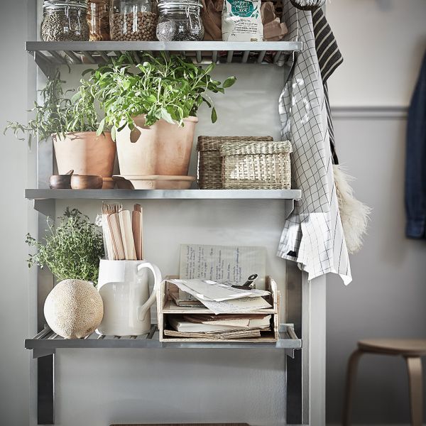 Лоток для корреспонденции, естественный фанера IKEA KLÄMMEMACKA КЛЭММЕМАККА 104.288.22 - схема-чертеж с размерами