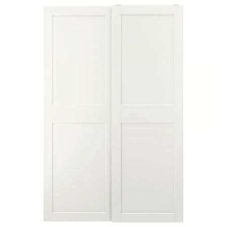 GRIMO Пара раздвижных дверей - белый 150x236 см