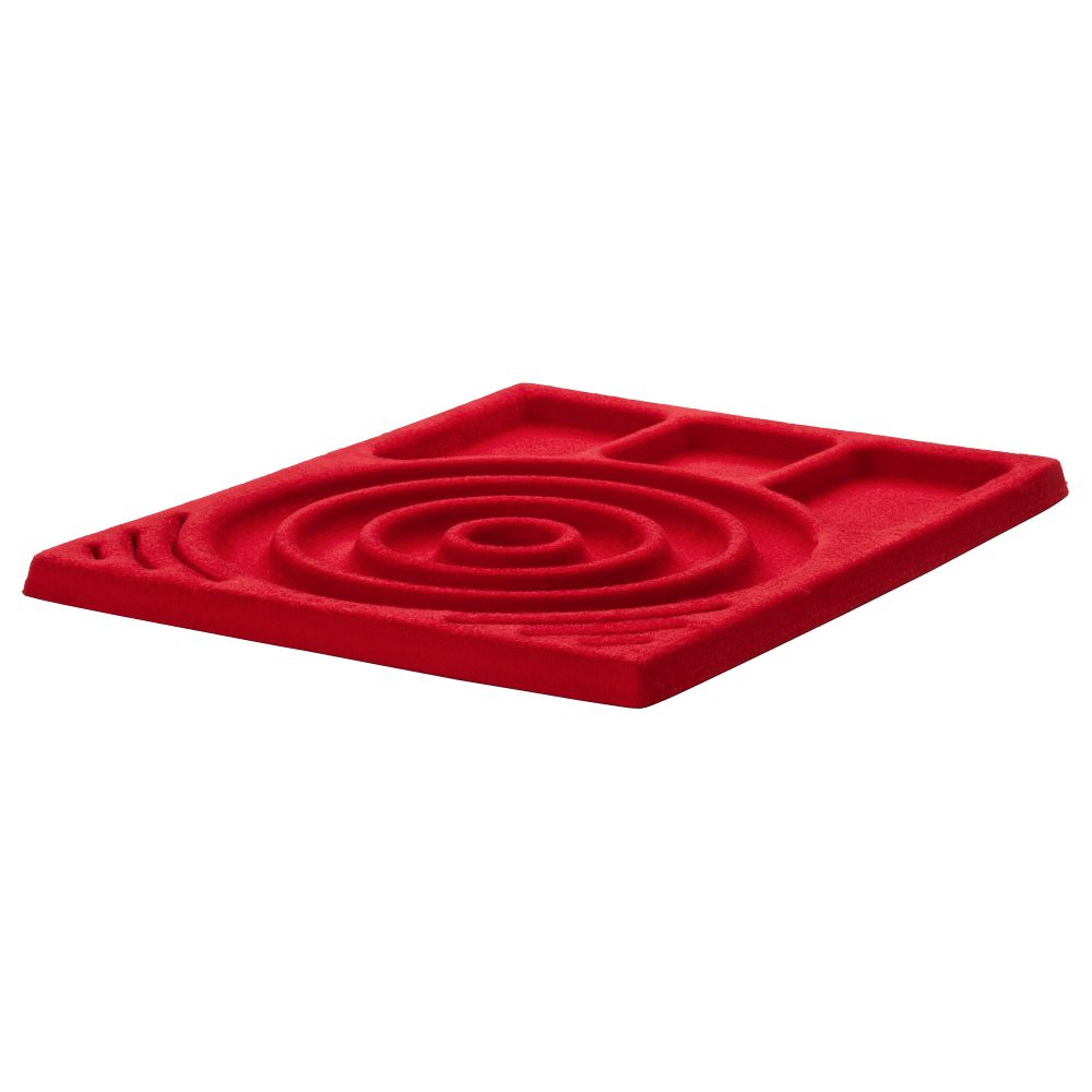 Вставка для украшений для выдвижной полки КОМПЛИМЕНТ, красный (50x58 см) - фото 1