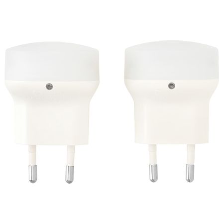 Светодиодный ночник с датчиком, белый IKEA MÖRKRÄDD МЁРКРЭДД 004.188.33