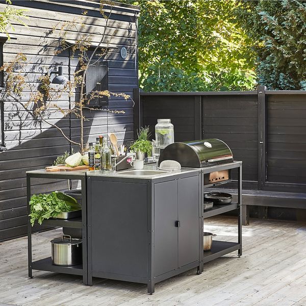 Кухонная мойка/угольн гриль,д/улицы, нержавеющая сталь 344x61 см IKEA GRILLSKÄR ГРИЛЛЬСКЭР 794.004.01 - фото 2